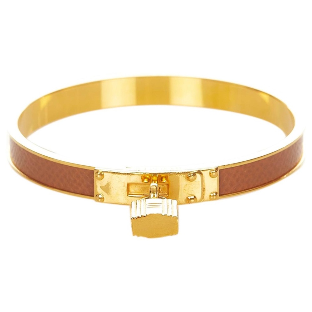 Hermès Bangle Gold Plated (Authentic) GM